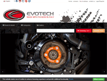Tablet Screenshot of evotech-rc.it